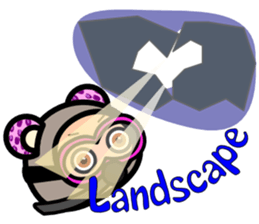 Leopard ear sticker #4496070