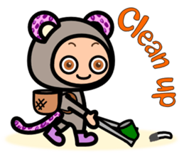 Leopard ear sticker #4496078