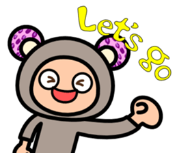 Leopard ear sticker #4496080