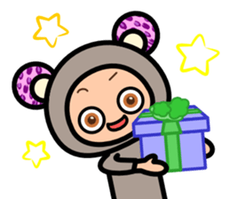 Leopard ear sticker #4496084