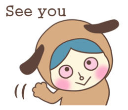 Kigurumi friends sticker #4496169