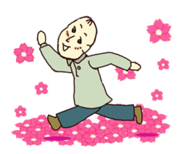 Hiroshima's dad and mama sticker #4496692