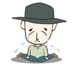 Hiroshima's dad and mama sticker #4496712