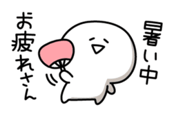 Yuru-Yuru Simple in summer sticker #4497614