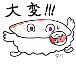 Friends with sushi 10 sticker #4498376