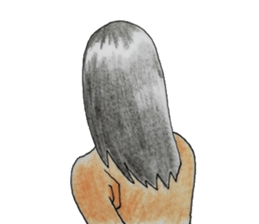 girl`s one year sticker #4498488