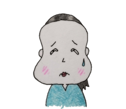 girl`s one year sticker #4498490