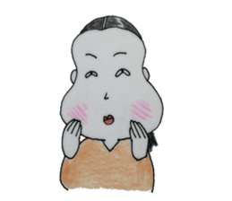 girl`s one year sticker #4498492