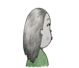 girl`s one year sticker #4498501