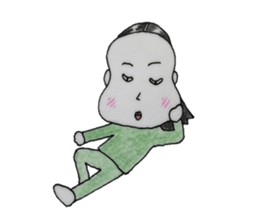 girl`s one year sticker #4498504