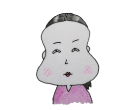 girl`s one year sticker #4498505