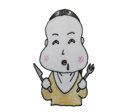 girl`s one year sticker #4498508