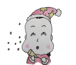 girl`s one year sticker #4498509