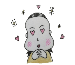 girl`s one year sticker #4498512