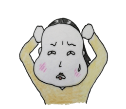 girl`s one year sticker #4498517