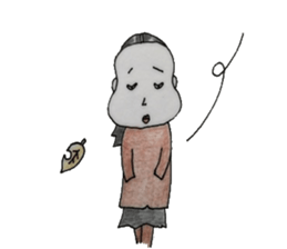 girl`s one year sticker #4498523