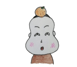 girl`s one year sticker #4498525