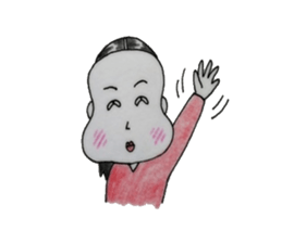 girl`s one year sticker #4498527