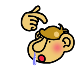 SARU+HAND sticker #4498624