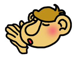 SARU+HAND sticker #4498626