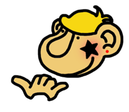 SARU+HAND sticker #4498643