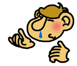 SARU+HAND sticker #4498647