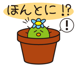 The lazy cactus " Sabotten " sticker #4498954