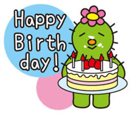 The lazy cactus " Sabotten " sticker #4498965