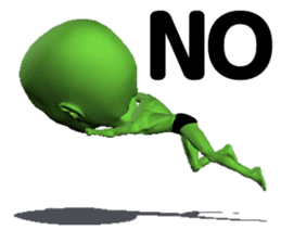 It is alien, but something sticker #4499539