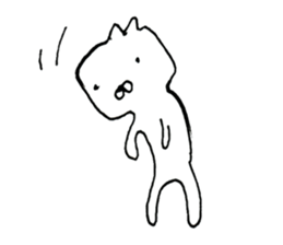 Square face animals by lefthandkemkem sticker #4499851