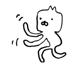 Square face animals by lefthandkemkem sticker #4499854