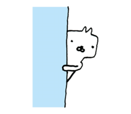 Square face animals by lefthandkemkem sticker #4499856