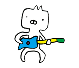 Square face animals by lefthandkemkem sticker #4499866