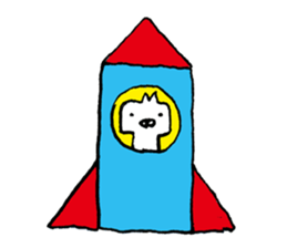 Square face animals by lefthandkemkem sticker #4499887