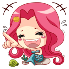 Mervenus : Sweet Mermaid of The Sea sticker #4500409