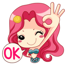 Mervenus : Sweet Mermaid of The Sea sticker #4500410
