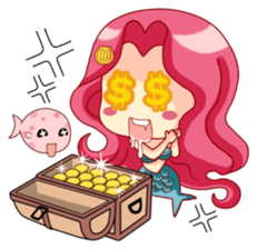 Mervenus : Sweet Mermaid of The Sea sticker #4500419