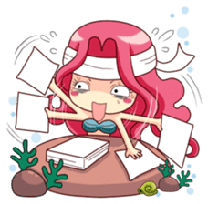 Mervenus : Sweet Mermaid of The Sea sticker #4500423