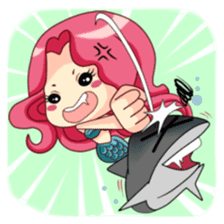 Mervenus : Sweet Mermaid of The Sea sticker #4500427
