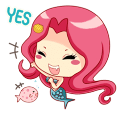 Mervenus : Sweet Mermaid of The Sea sticker #4500429