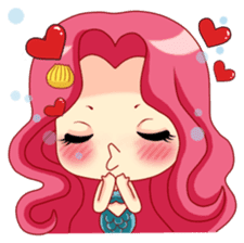 Mervenus : Sweet Mermaid of The Sea sticker #4500432