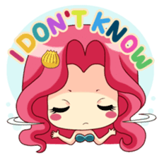 Mervenus : Sweet Mermaid of The Sea sticker #4500434