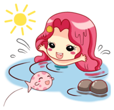 Mervenus : Sweet Mermaid of The Sea sticker #4500437