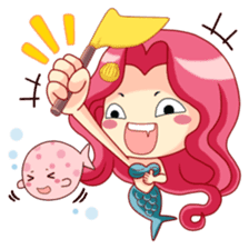 Mervenus : Sweet Mermaid of The Sea sticker #4500440