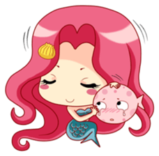 Mervenus : Sweet Mermaid of The Sea sticker #4500444