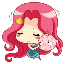 Mervenus : Sweet Mermaid of The Sea sticker #4500444