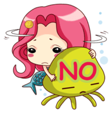 Mervenus : Sweet Mermaid of The Sea sticker #4500447