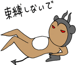 Devil bear X sticker #4501049