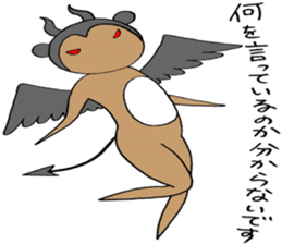 Devil bear X sticker #4501050