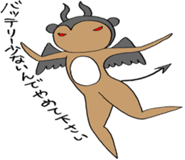 Devil bear X sticker #4501052